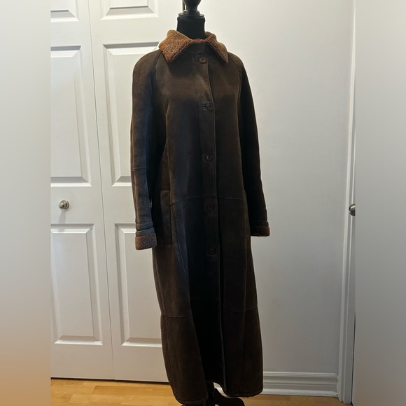 VERY GOOD DEAL!!!🔥 Beautiful AUTHENTIC Dominic Bellissimo Shearling Long Coat - Picture 10 of 13